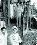 Archive photograph from 1985, the 1 MT induction furnace unit in Delhi
