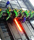 Archive photograph from 2007, the 20 inch rolling mill