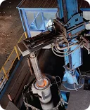 Archive photograph from 2018, the electroslag remelting unit
