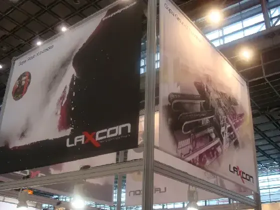 Laxcon Steels exhibition stand at Wire & Tube 2008