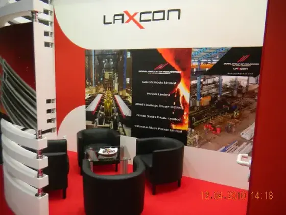 Laxcon Steels exhibition stand at Wire & Tube 2010