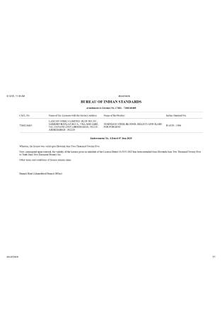 BIS 6529 Renewal
