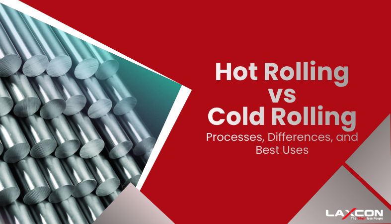 Hot rolling vs cold rolling stainless steel bars showing process differences, manufacturing methods, and industrial applications